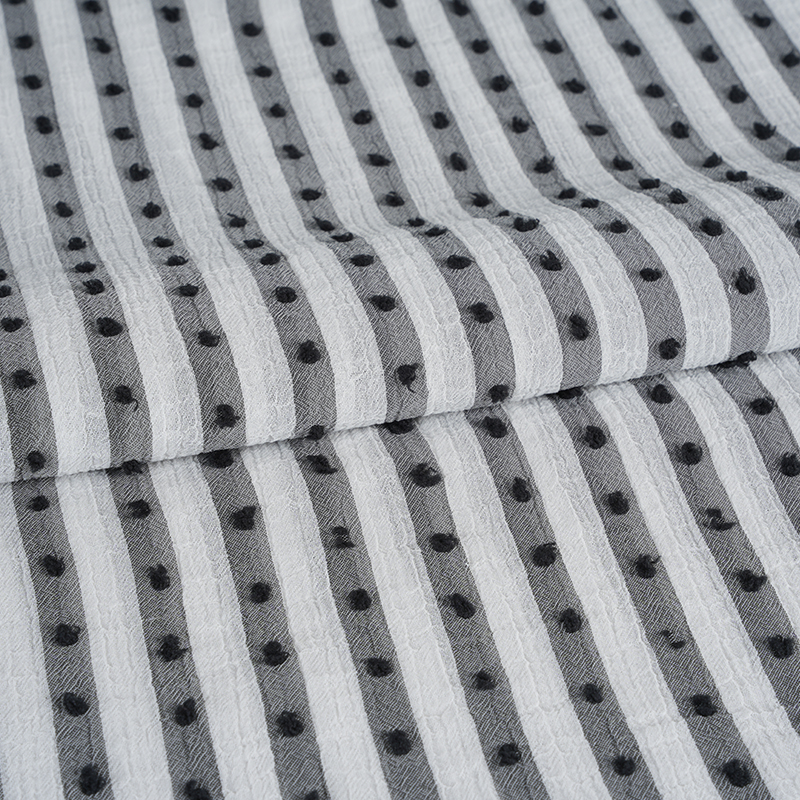 75D Cationic Nano Crepe Stripe Print Fabric